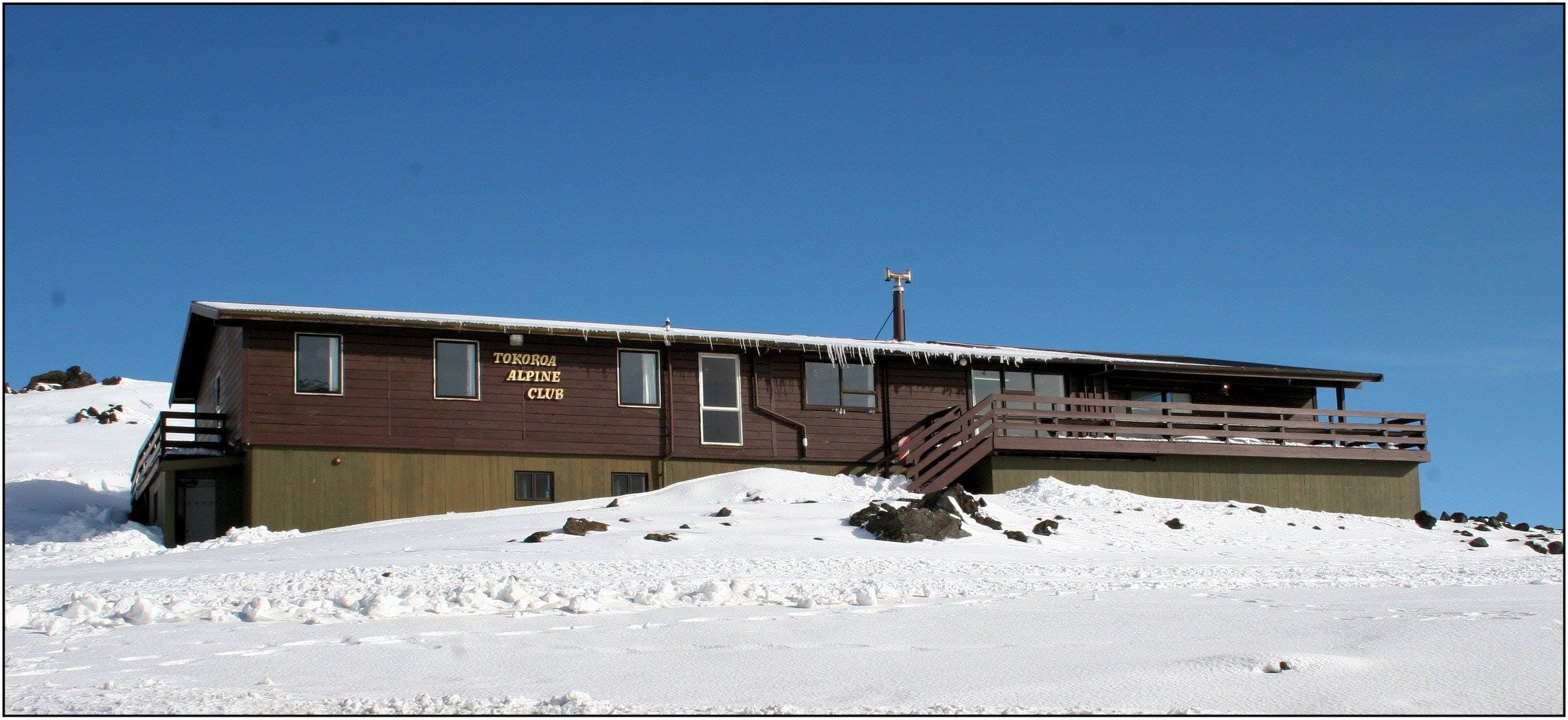 Tokoroa Alpine Club lodge on Mt Ruapehu